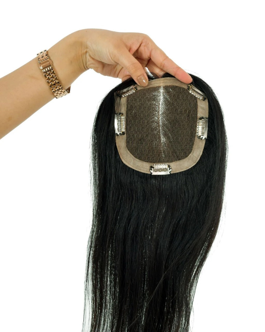 Medium Scalp Topper Hair Extensions For Women | Silk base & 100% Human Hair (Copy)