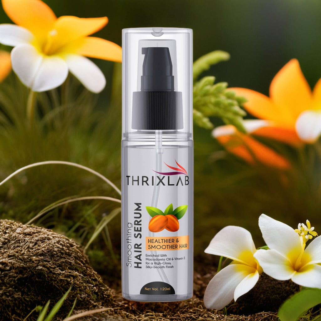 HAIR SERUM- With Macademia Oil & Vitamin E, "Frizz-Free. Silky Smooth. Always You"